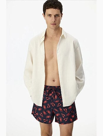 Short homme deep octopus penti