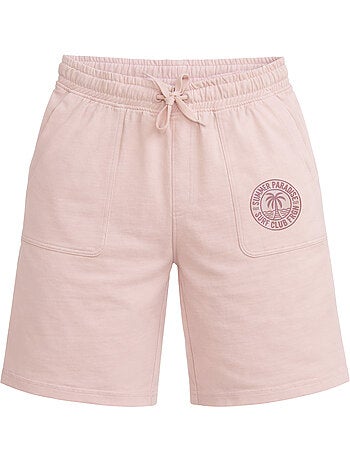Short homme en french terry 280 gsm avec broderie paradise freegun