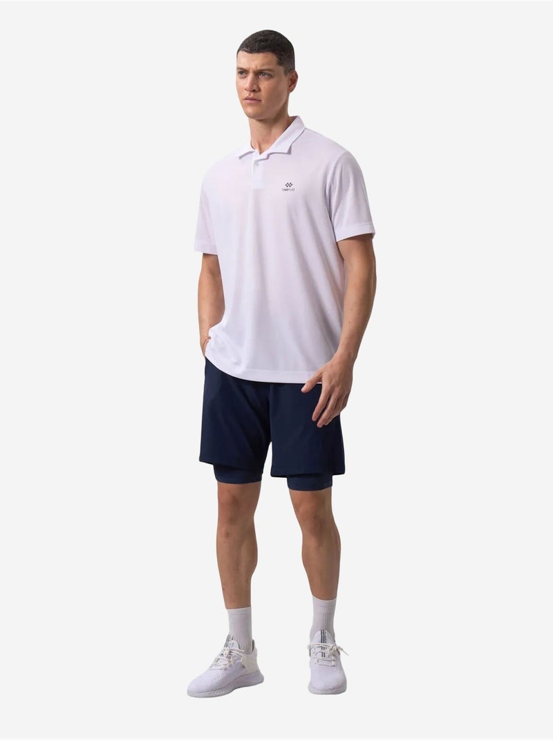 Short homme en jersey coupe droite tommy Bleu marine - Kiabi