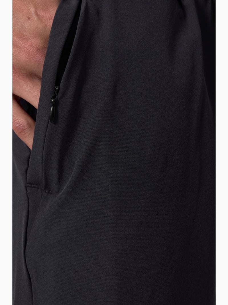 Short homme en jersey coupe droite tommy Gris Noir - Kiabi