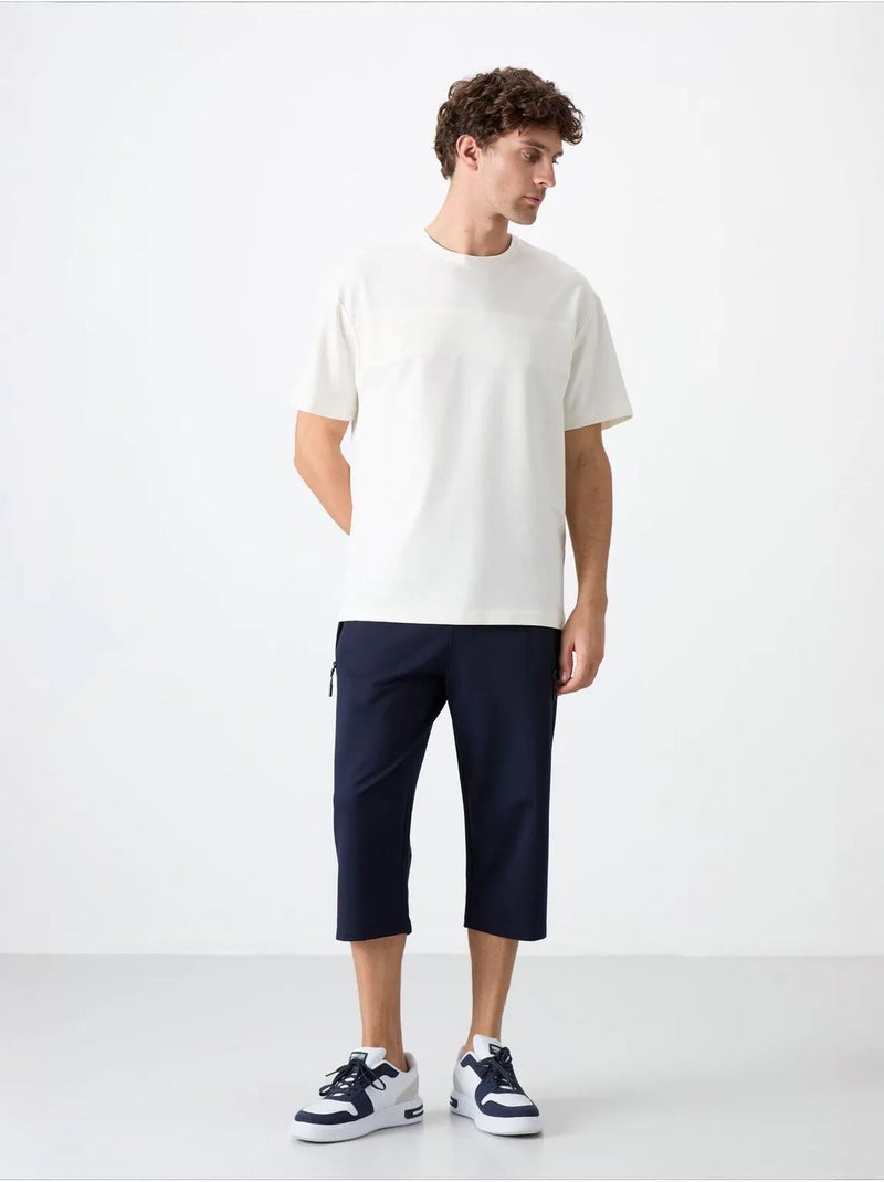 Short homme en mélange coton tommy Bleu - Kiabi