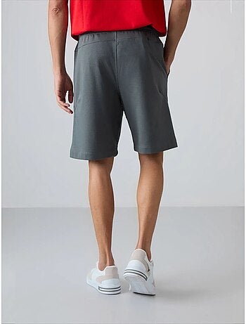 Short homme en mélange coton tommy