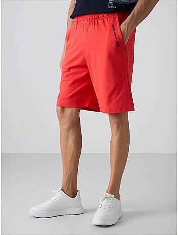 Short homme en mélange coton tommy