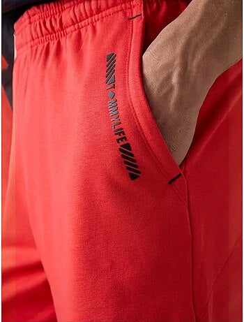 Short homme en mélange coton tommy