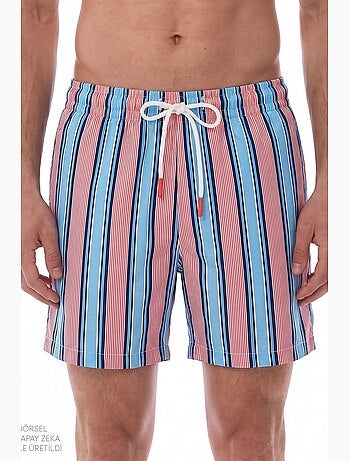 Short homme rayé deep sea penti