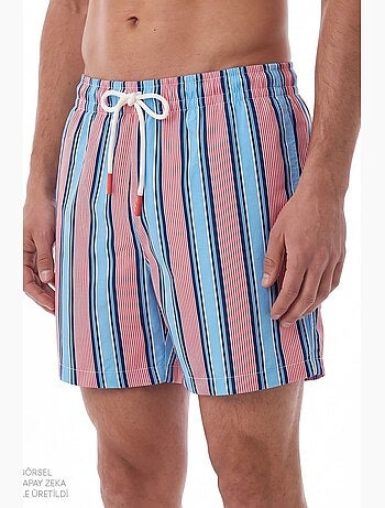 Short homme rayé deep sea penti