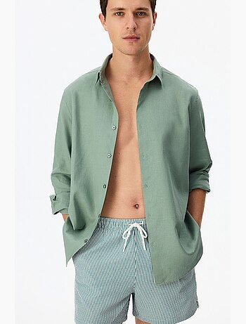 Short homme retro tissue penti