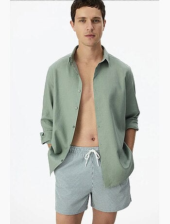 Short homme retro tissue penti