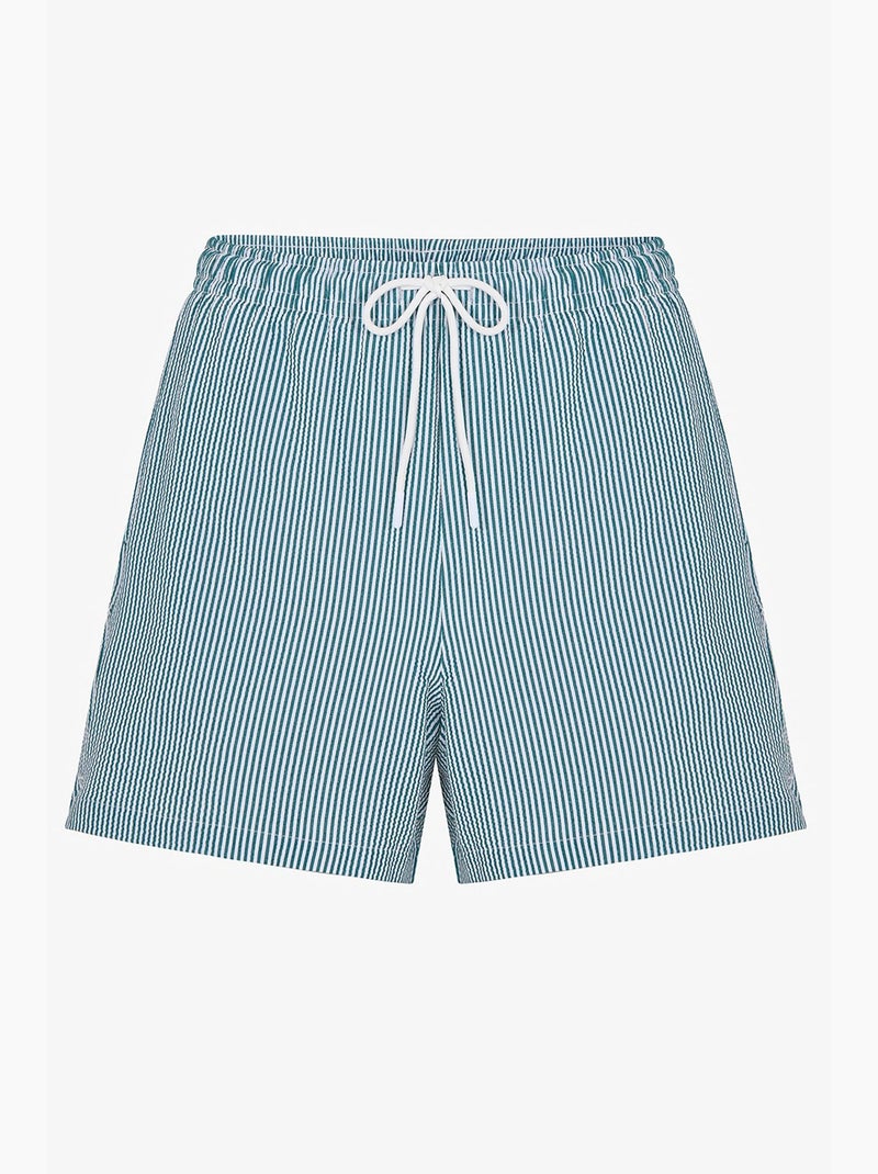 Short homme retro tissue penti Bleu pastel - Kiabi