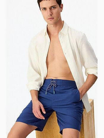Short homme surfer à imprimé slogan penti