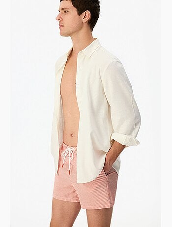 Short homme tissue penti