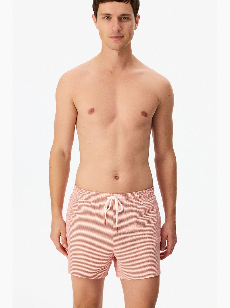 Short homme tissue penti Rose - Kiabi