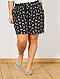     Short imprimé avec ceinture élastique vue 2
