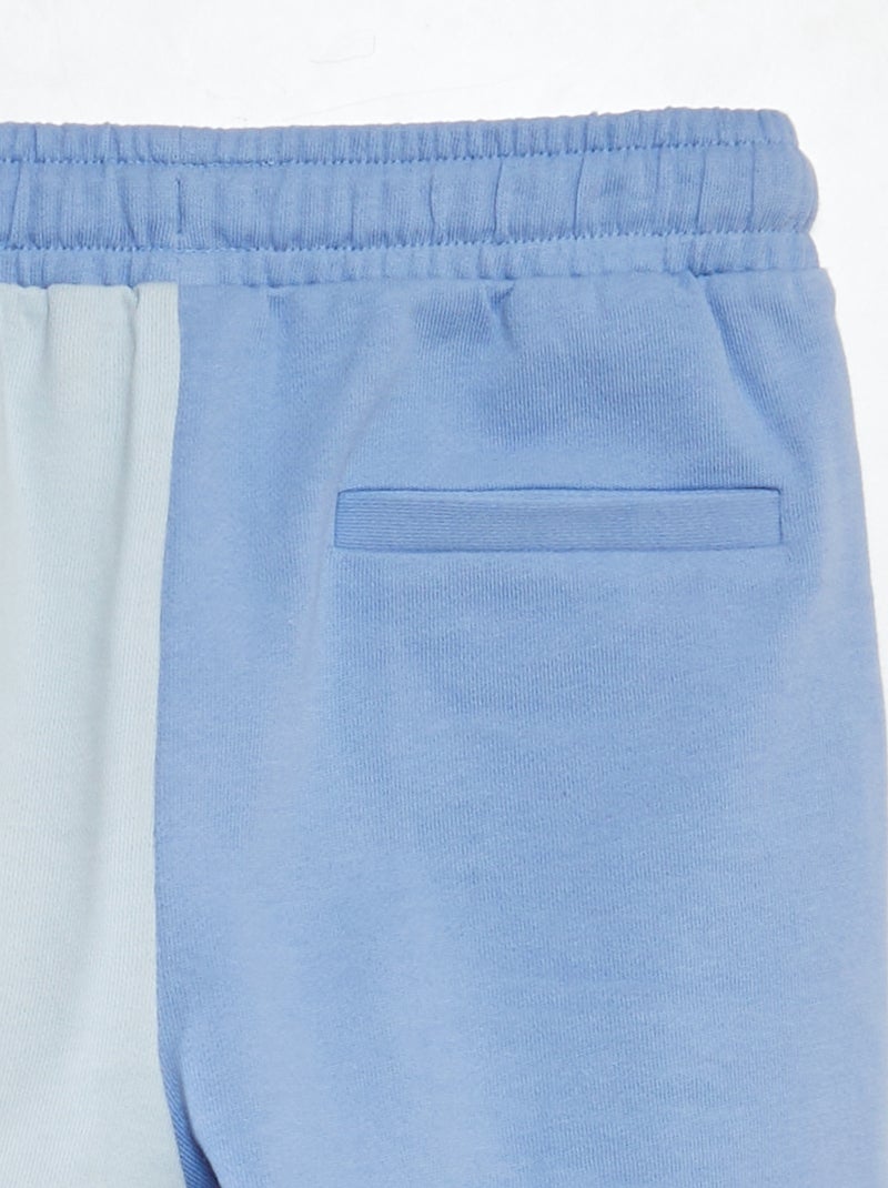 Short imprimé en molleton fin - Graphik Edition Bleu - Kiabi