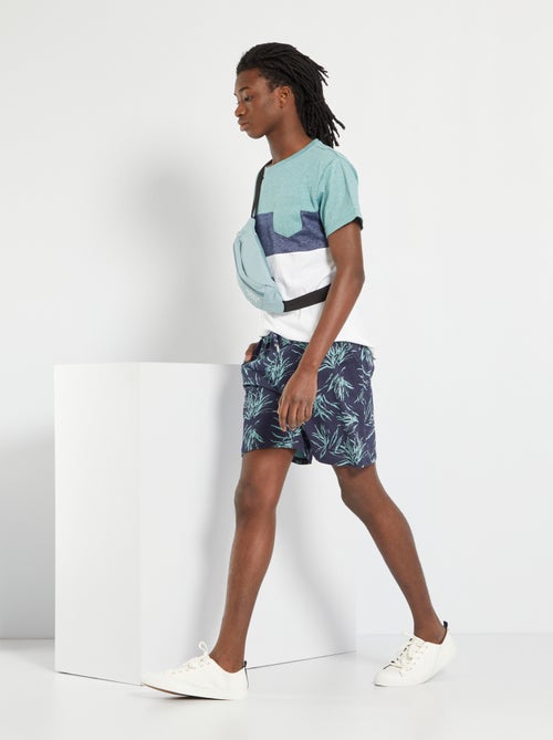 Short imprimé feuillage - Kiabi