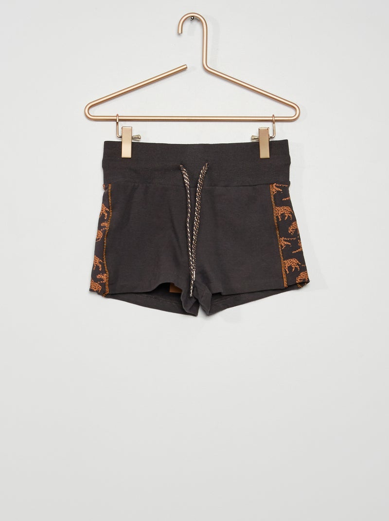 Short imprimé 'tigre' gris - Kiabi
