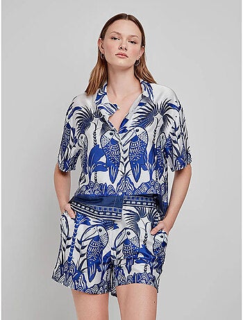 Short imprimé tropical