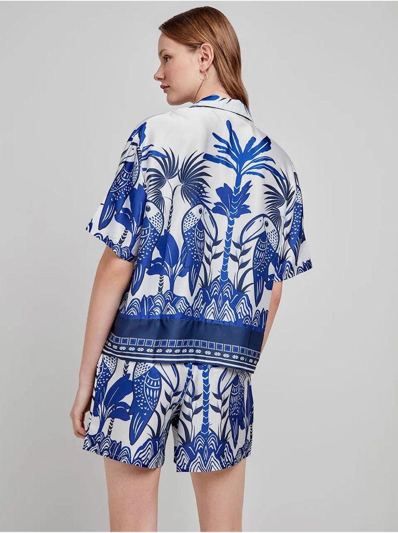 Short imprimé tropical Multicolore - Kiabi