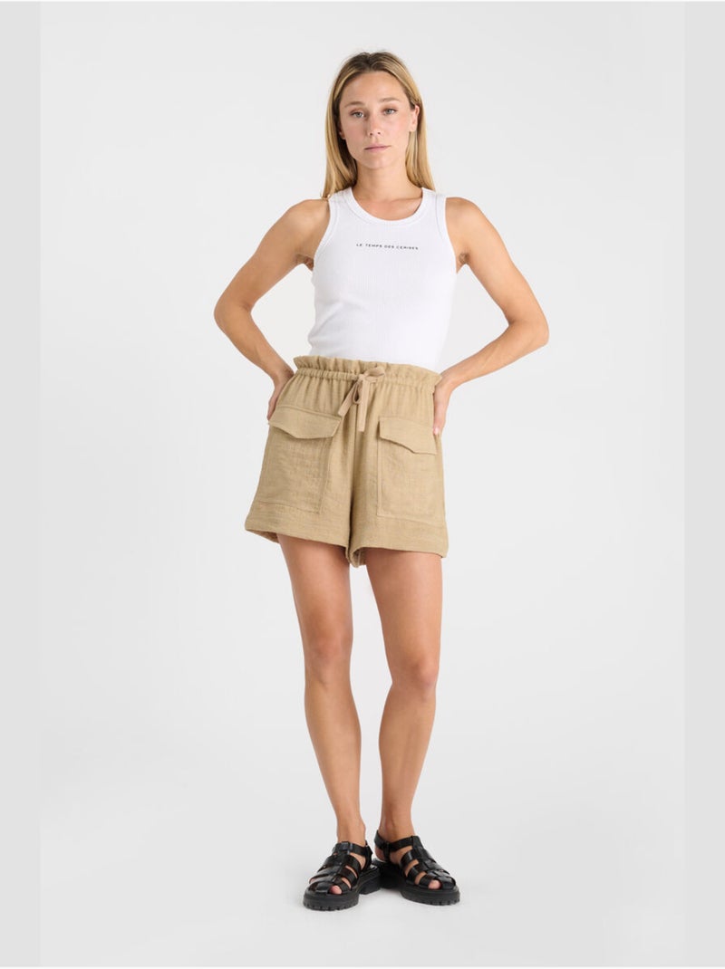 Short inka 'le temps des cerises' Beige - Kiabi