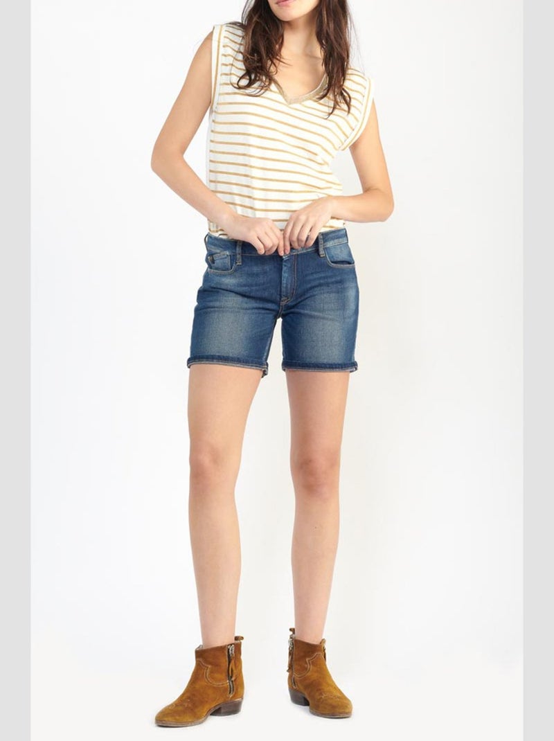 Short JANKA en jeans 'Le Temps Des Cerises' Bleu - Kiabi