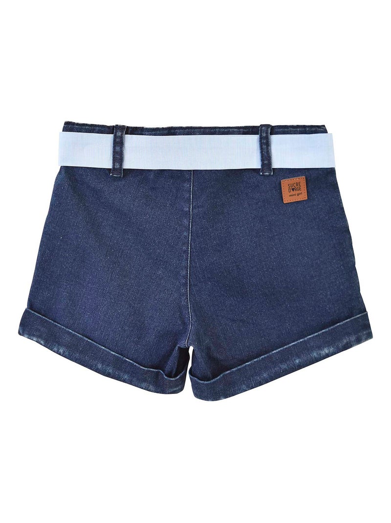 SHORT JEAN CELINA Bleu - Kiabi