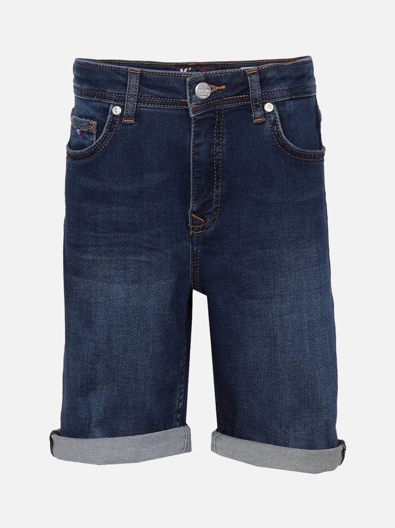 Short Jeans Enfant Kaporal Deco Bleu - Kiabi