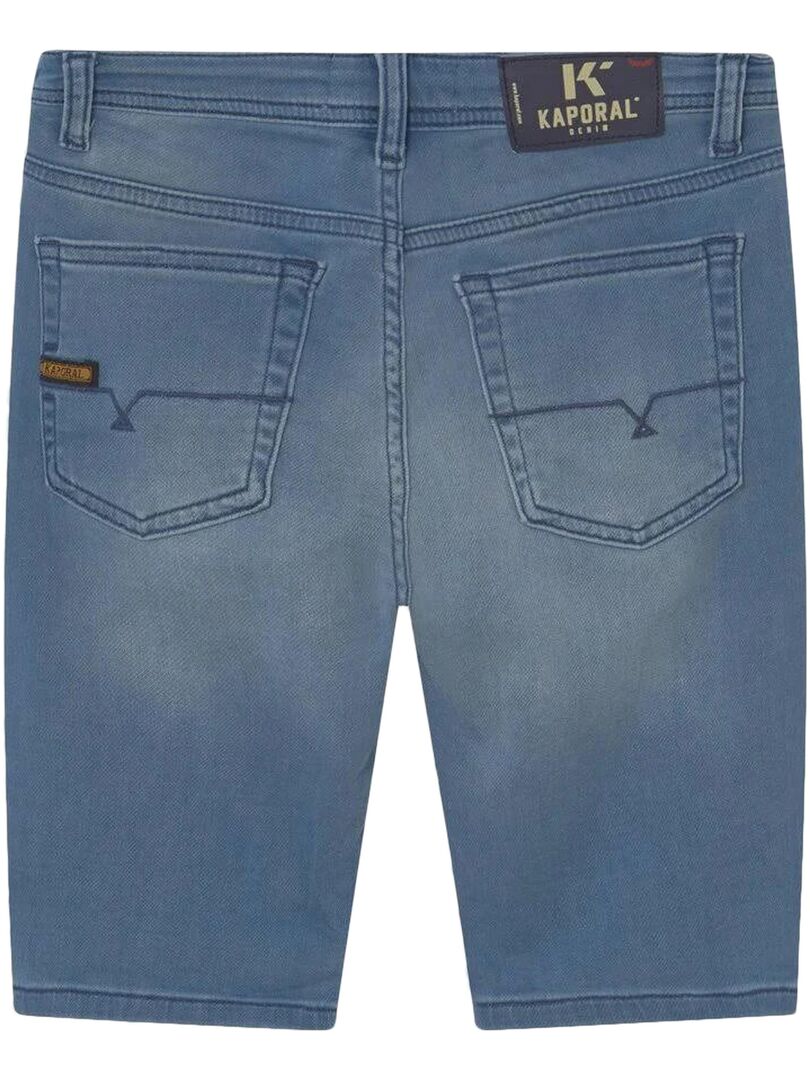 Short Jeans Enfant Kaporal Deco Bleu - Kiabi