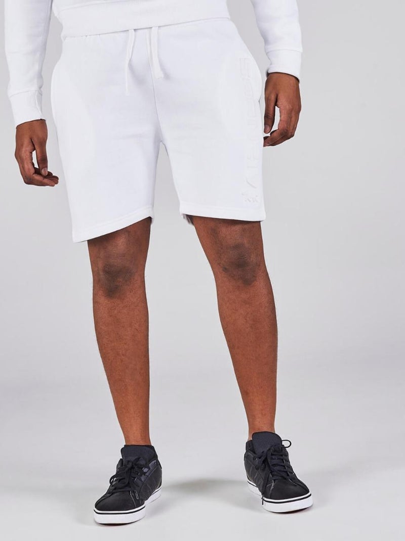 SHORT JEFFERSON Airness Blanc - Kiabi