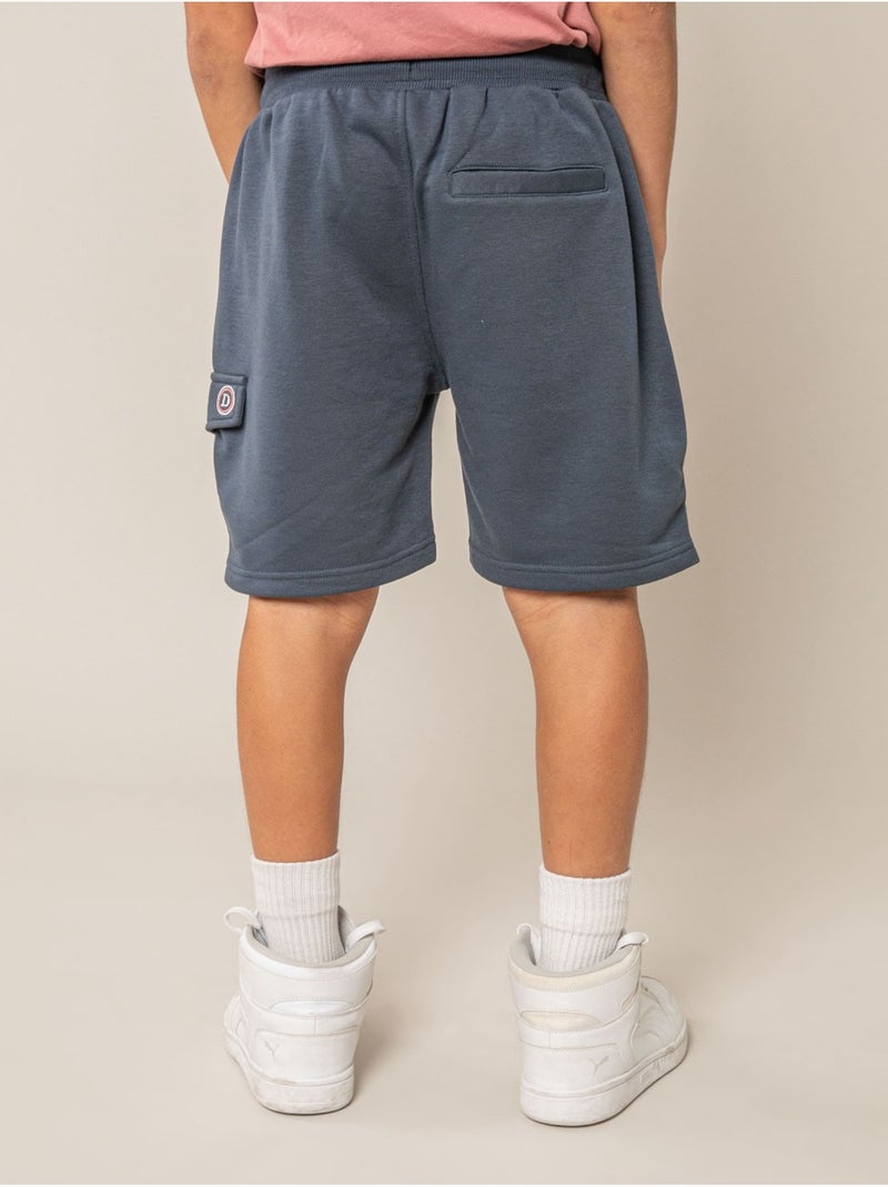 Short jogger garçon 'Deeluxe' Bleu foncé - Kiabi
