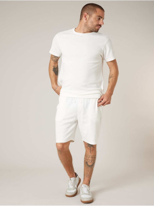 Short jogger homme en coton 'Deeluxe' - Kiabi
