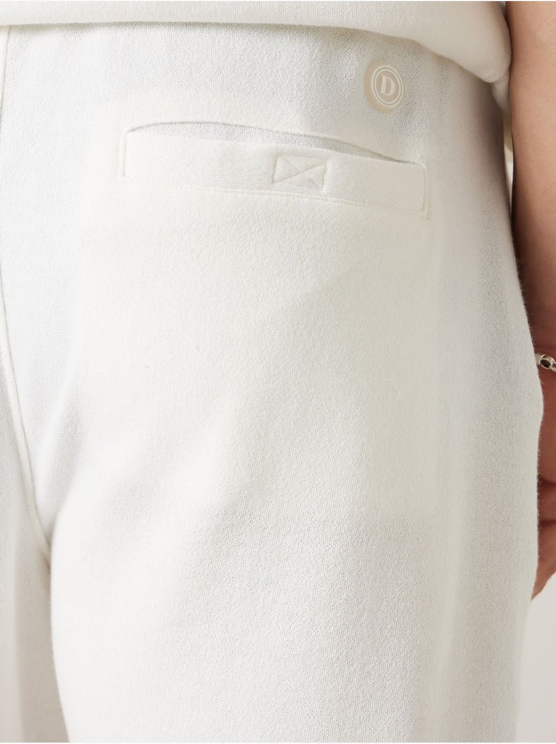 Short jogger homme en coton 'Deeluxe' Blanc - Kiabi