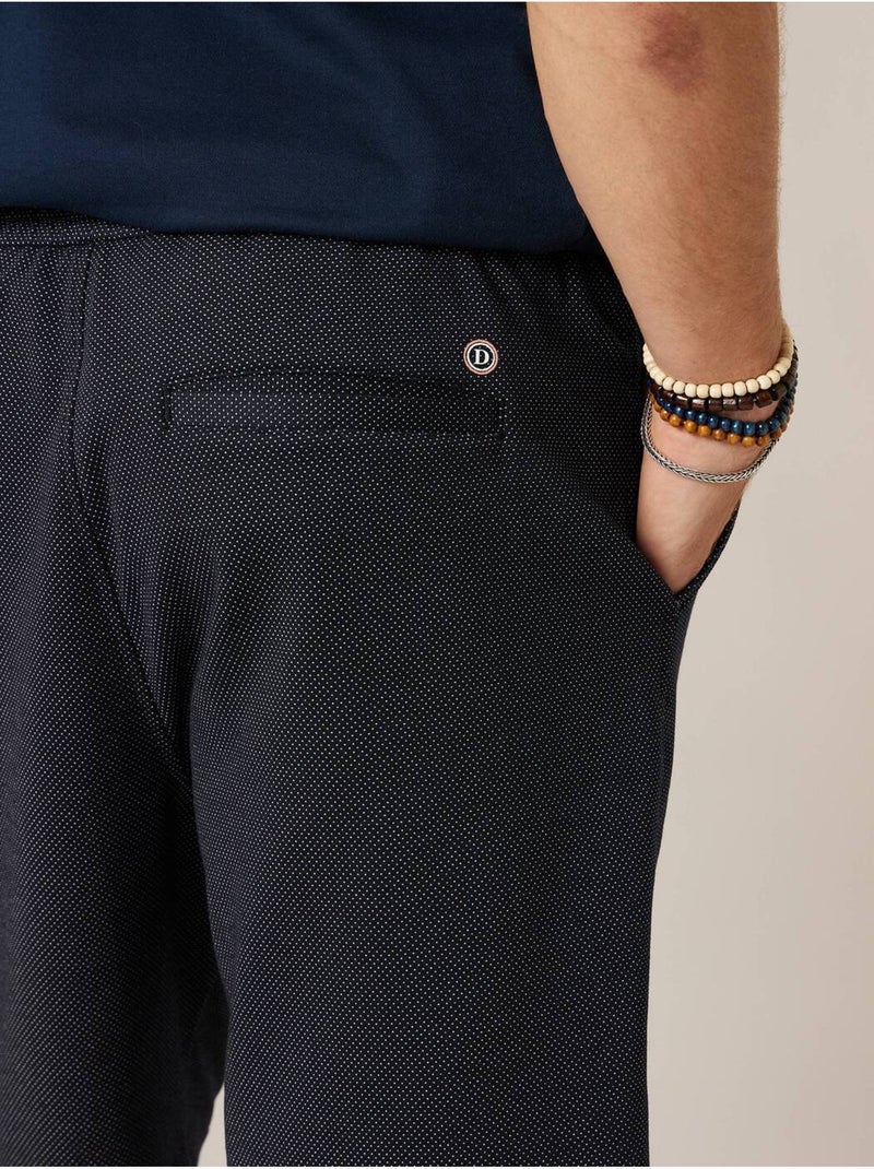 Short jogger homme fluide 'Deeluxe' Bleu marine - Kiabi