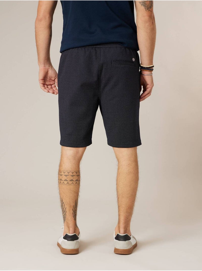 Short jogger homme fluide 'Deeluxe' Bleu marine - Kiabi
