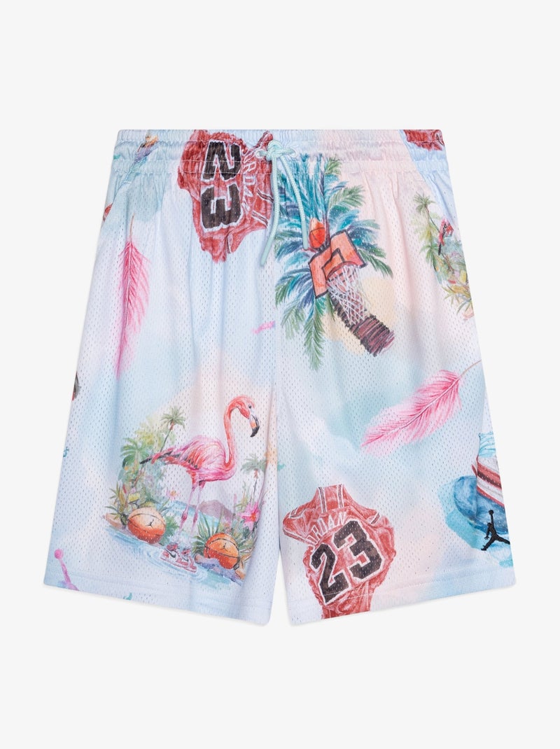 Short Jordan taille élastique Blanc - Kiabi
