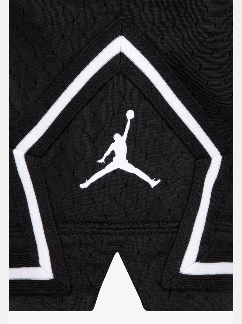 Short Jordan taille élastique Noir - Kiabi