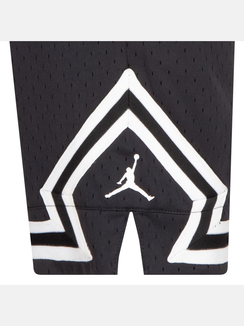 Short Jordan taille élastique Noir - Kiabi