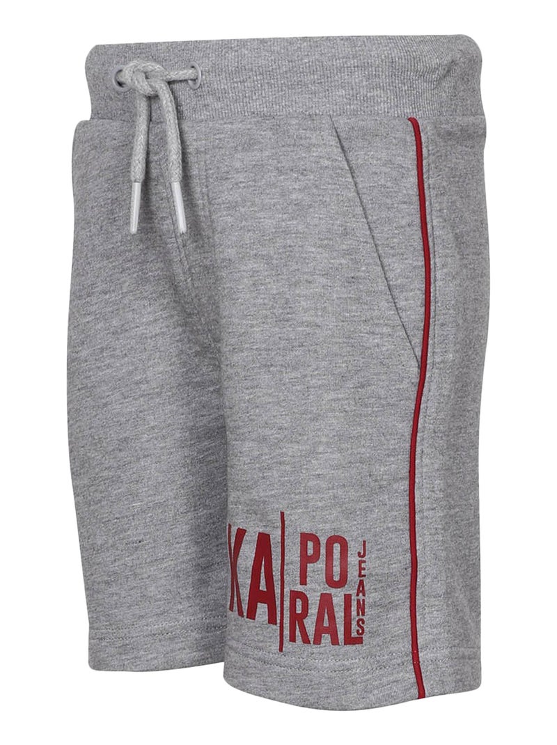 Short Kaporal Enfant Randy Gris - Kiabi