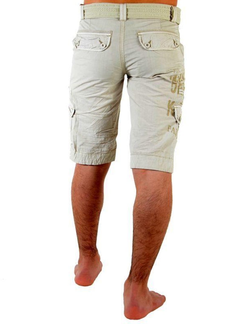 Short Kaporal Enfant Vague Mastic Beige - Kiabi