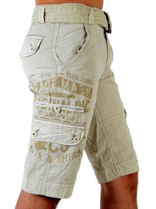 Short Kaporal Enfant Vague Mastic - Kiabi