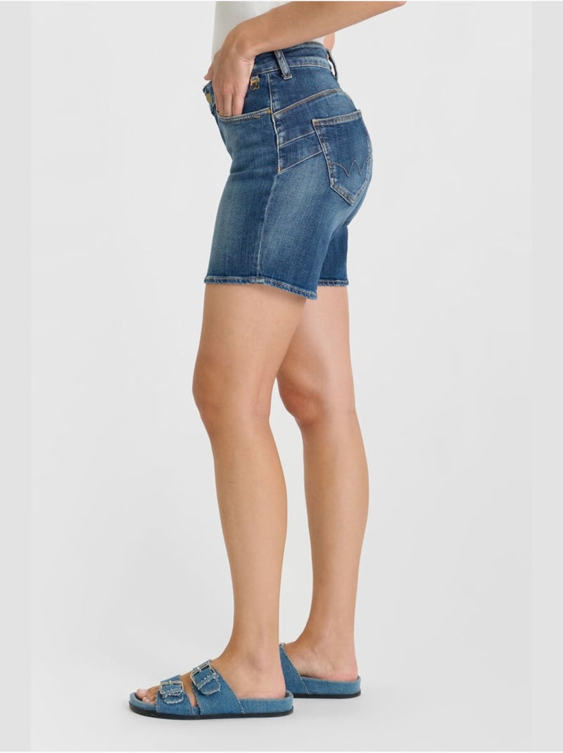 Short KELLY en jeans 'Le Temps Des Cerises' Bleu - Kiabi