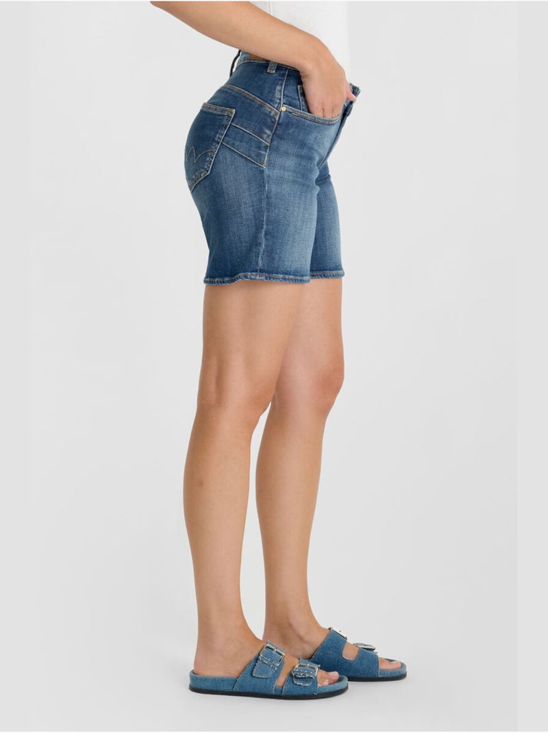 Short KELLY en jeans 'Le Temps Des Cerises' Bleu - Kiabi