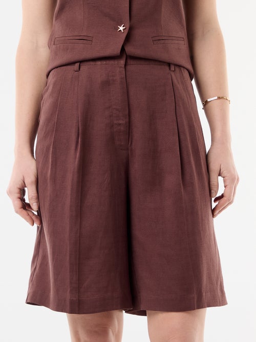 Short large à pinces - Kiabi