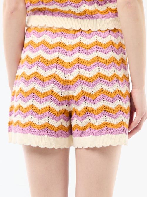 Short large en crochet - Kiabi