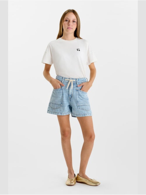 Short LAVANDOU en jeans 'Le Temps Des Cerises' - Kiabi
