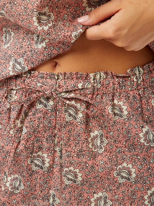 Short léger à motif floral - Kiabi