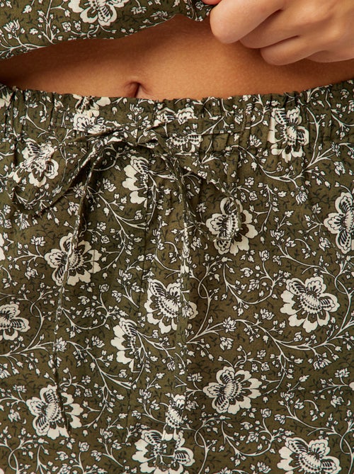 Short léger à motif floral - Kiabi