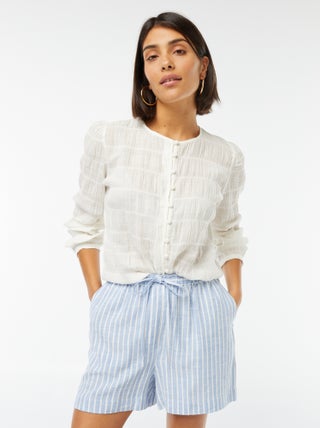 Short léger avec cordons