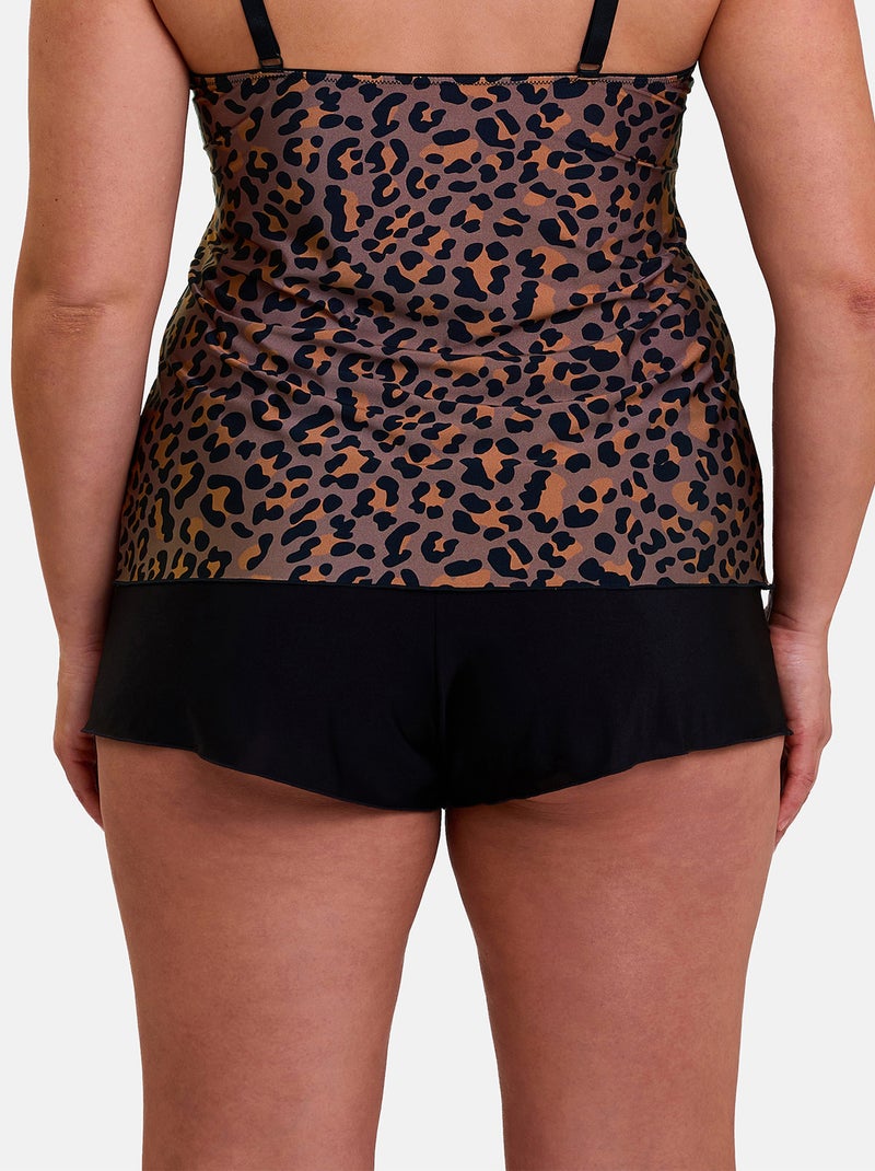 Short Léna Sans Complexe Noir Marron - Kiabi