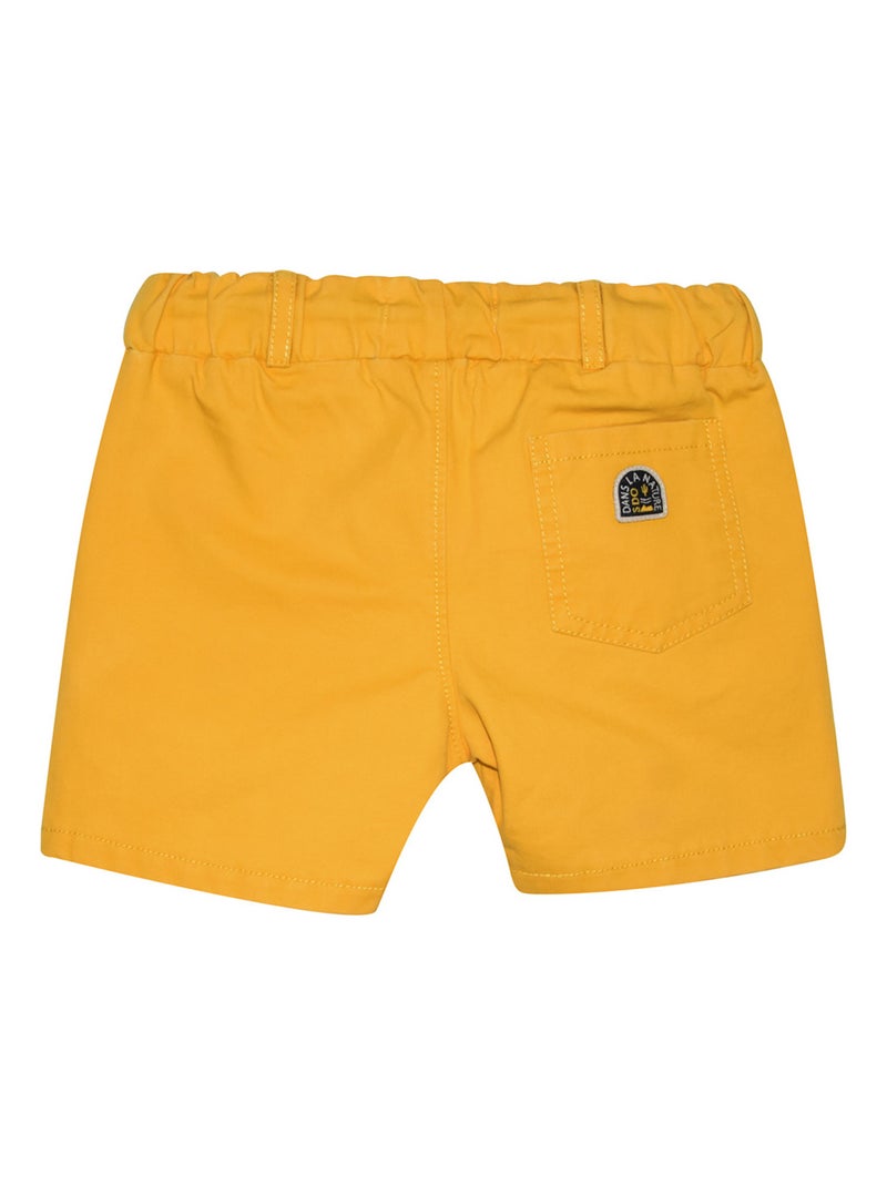 SHORT LENAEL TWILL ENFANT Jaune - Kiabi