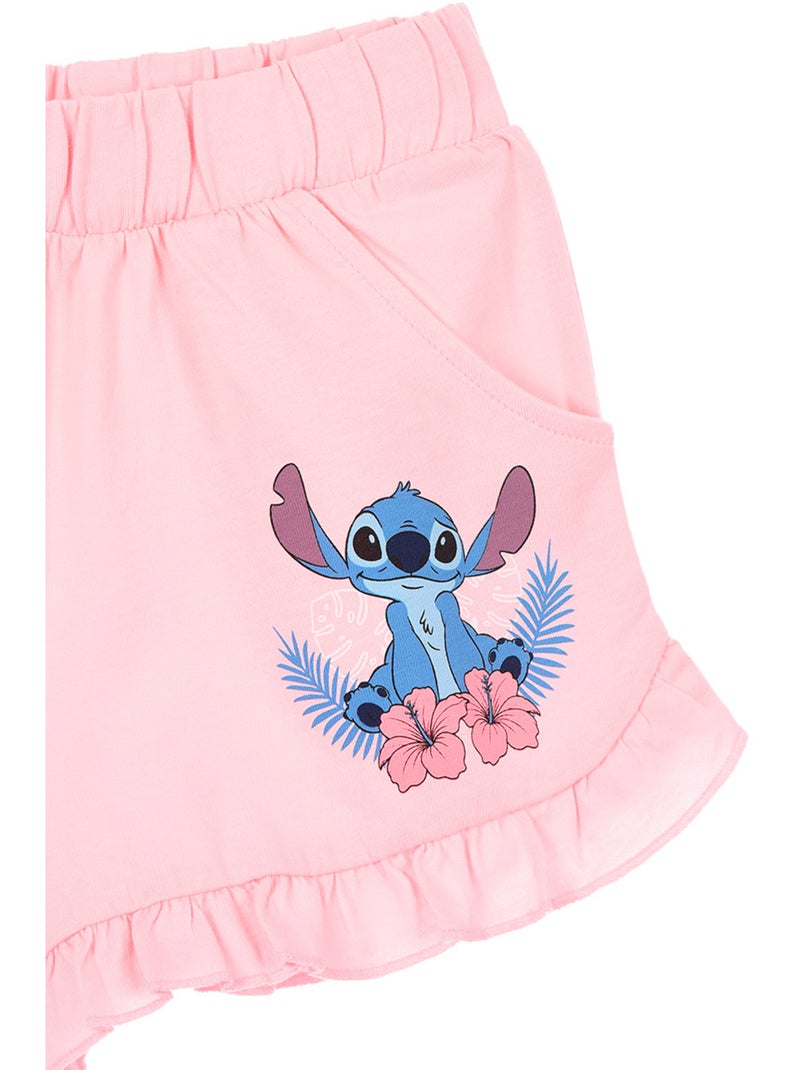 Short Lilo & Stitch   | Licence Officielle Rose - Kiabi